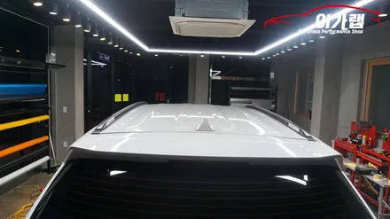 김포 이가랩에서 싼타페 더프라임 루프스킨&스포일러&사이드미러 포인트랩핑!!!!!!!!!!!!!!!!!!!!! / 경기 김포 통진