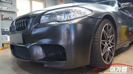 BMW 528I 전체랩핑! 중국산필름에서 정품필름으로! 에이버리 화이트펄 김포 이가랩 [김포랩핑][김포랩핑샵][PPF][정품필름취급점] / 경기 김포 통진