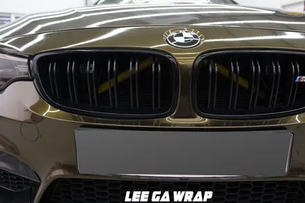 BMW M3 전체랩핑 고광택 미드나잇골드 / 김포, 파주, 인천