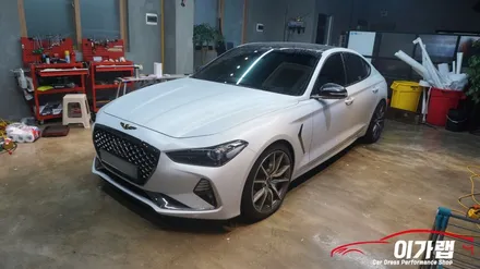 제네시스 G70  3M1080 사틴 플립 고스트펄 앞범퍼 재시공 깔끔하게 김포이가랩에서!!!!!!! / 경기 김포 통진