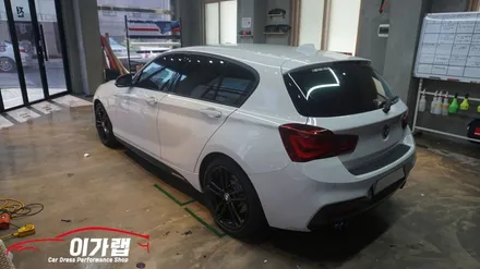 BMW 118D 쉐도우 에디션 한정판모델 에이버리 사틴옐로우 전체랩핑 !! 김포이가랩에서 완벽하게 시공!![김포랩핑][인천랩핑][일산랩핑] / 경기 김포 통진