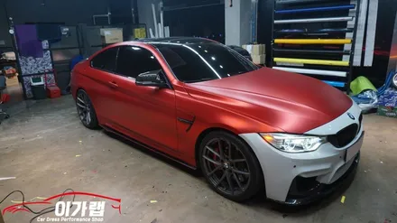 BMW 428i 전체랩핑 제거 & 포인트랩핑! 김포 이가랩 에서 [김포랩핑][전체필름제거][필름제거][전체랩핑][포인트랩핑] / 경기 김포 통진
