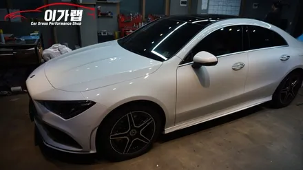 벤츠 CLA250 루프스킨 일반필름과 광도차이 확실한 블랙 PPF 로! / 경기 김포 통진
