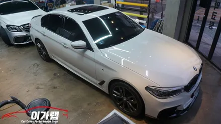 BMW530i 루프스킨은 필수! 3M2080블랙유광 으로! / 경기 김포 통진