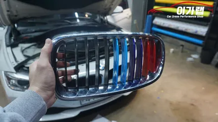BMW 320D 실내 우드에서 3M1080 카본으로 탈바꿈! 그릴 삼색랩핑까지! 김포 이가랩 에서~[김포랩핑][포인트랩핑][카본랩핑][인천랩핑] / 경기 김포 통진