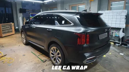 쏘렌토 MQ4 화이트색상이였던 차량이 3M2080 반무광블랙 으로 탈바꿈 / 김포, 파주, 인천