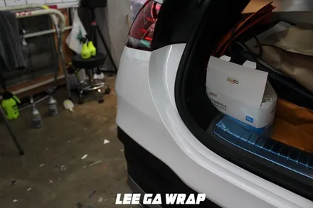 벤츠 GLE53AMG 전체랩핑 화이트&카본포인트랩핑 / 김포, 파주, 인천