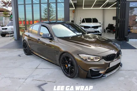 BMW M3 전체랩핑 고광택 미드나잇골드 / 김포, 파주, 인천