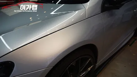 폭스바겐 시로코 전체랩핑 ! 무광크롬오렌지! 김포 이가랩 에서 [김포랩핑][무광크롬][포인트랩핑][데칼작업][랩핑전문점] / 경기 김포 통진
