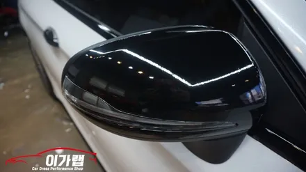 벤츠 C220 카브리올레 전체랩핑! 에이버리 화이트다이아몬드펄! 김포 이가랩 에서 !! / 경기 김포 통진