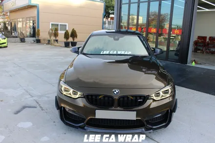 BMW M3 전체랩핑 고광택 미드나잇골드 / 김포, 파주, 인천