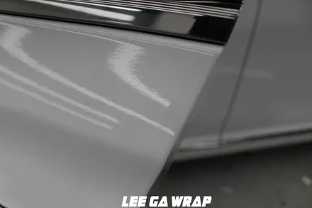 제네시스 EQ900L 리무진 전체랩핑 블랙에서 화이트로 신차느낌 그대로 / 김포, 파주, 인천