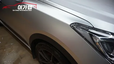 싼타페 DM 사틴실버크롬에서 카모 스타일로 전체랩핑 나만의스타일로 시선집중! [김포랩핑][일산랩핑][인천랩핑][경기랩핑]김포이가랩에서!! / 경기 김포 통진