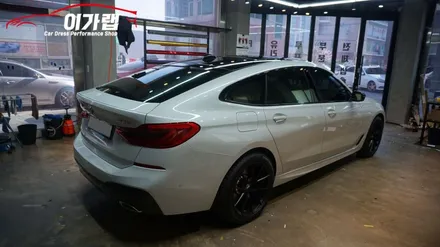 BMW 6GT 루프스킨 & 크롬가리기 & 사이드미러 & 포인트랩핑 !!김포 이가랩 에서~[김포랩핑][김포루프스킨][인천랩핑][전체랩핑][랩핑전문점] / 경기 김포 통진