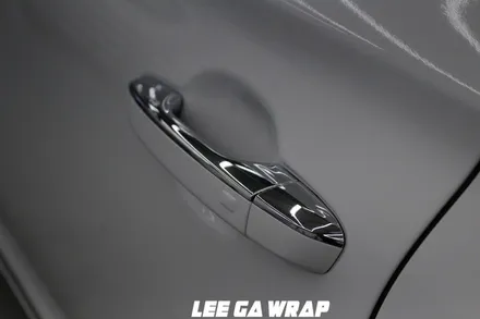 제네시스 EQ900L 리무진 전체랩핑 블랙에서 화이트로 신차느낌 그대로 / 김포, 파주, 인천