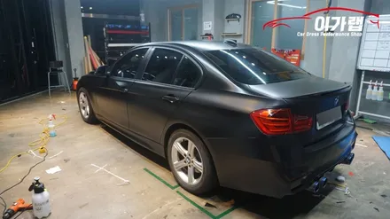 BMW 320D 은색에서 에이버리 사틴블랙 전체랩핑 작업기! BMW맛집 김포이가랩 에서 [김포랩핑][일산랩핑][인천랩핑][김포카스킨] / 경기 김포 통진