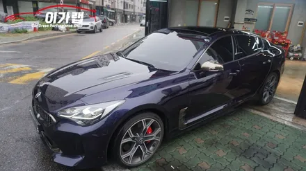 기아 스팅어 전체랩핑 제거 작업! 꼼꼼하고 깔끔하게 김포이가랩에서~[김포랩핑][인천랩핑][일산랩핑][자동차래핑][파주래핑] / 경기 김포 통진