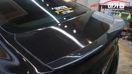 제네시스 G80 제네시스 스포츠 전체랩핑 3M2080 엠버블랙 김포 이가랩 에서[김포랩핑][실내랩핑][포인트랩핑][PPF][라이트필름][김포맛집] / 경기 김포 통진