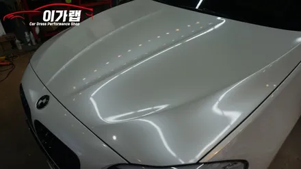 BMW 528I 전체랩핑! 중국산필름에서 정품필름으로! 에이버리 화이트펄 김포 이가랩 [김포랩핑][김포랩핑샵][PPF][정품필름취급점] / 경기 김포 통진