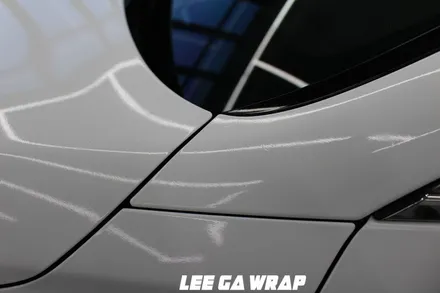 제네시스 EQ900L 리무진 전체랩핑 블랙에서 화이트로 신차느낌 그대로 / 김포, 파주, 인천