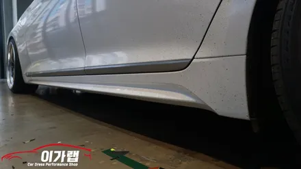 제네시스 G80 제네시스 스포츠 전체랩핑 3M2080 엠버블랙 김포 이가랩 에서[김포랩핑][실내랩핑][포인트랩핑][PPF][라이트필름][김포맛집] / 경기 김포 통진