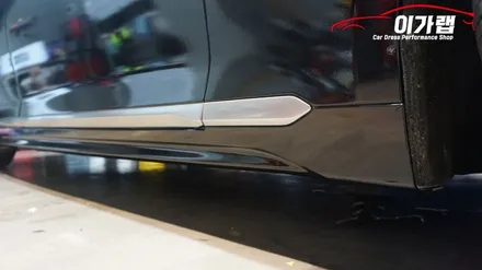 제네시스 G80 제네시스 스포츠 전체랩핑 3M2080 엠버블랙 김포 이가랩 에서[김포랩핑][실내랩핑][포인트랩핑][PPF][라이트필름][김포맛집] / 경기 김포 통진
