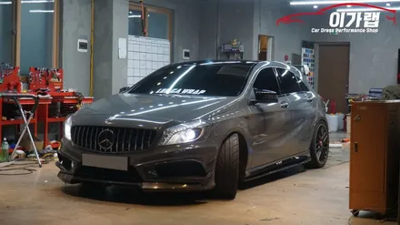 벤츠 A45AMG 공구리로 탈바꿈!!! 에이버리 다크그레이! / 경기 김포 통진