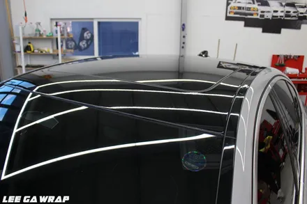 BMW 5시리즈 니파필름 브루클린그레이 PET 전체랩핑 BMW의 순정색!! / 김포, 파주, 인천