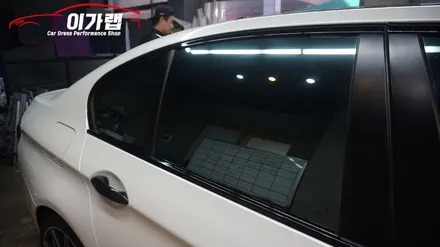 BMW 528I 전체랩핑! 중국산필름에서 정품필름으로! 에이버리 화이트펄 김포 이가랩 [김포랩핑][김포랩핑샵][PPF][정품필름취급점] / 경기 김포 통진