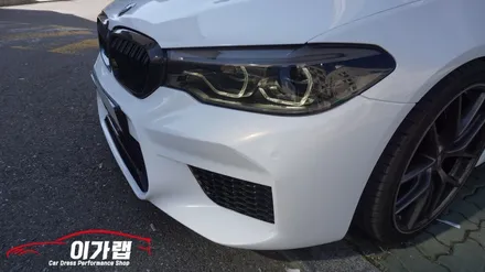 BMW 5시리즈 G30 전체랩핑! 3M2080 화이트골드스파클 ! 김포 이가랩 에서 [김포랩핑][인천랩핑][강서랩핑][김포랩핑샵][PPF] / 경기 김포 통진