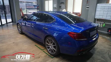 제네시스 G70 신차출고하자마자 루프스킨!! 꼼꼼하게 시공완료! 이가랩에서 !!!![김포랩핑][인천랩핑][일산랩핑] / 경기 김포 통진