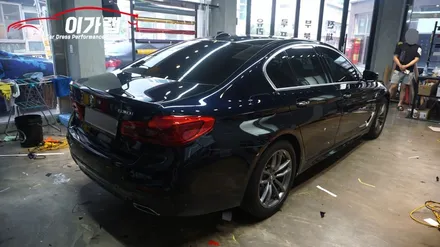 BMW 530I 그릴 크롬가리기 ! 에이버리 블랙유광으로 드레스업 효과!! 김포이가랩 에서 [김포랩핑][인천랩핑][일산랩핑][김포카스킨] / 경기 김포 통진