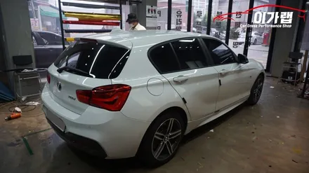 BMW 118D 실내 3M2080 매트릭스블랙 & 라이트필름 김포 이가랩 에서 [김포랩핑][실내랩핑][포인트랩핑][랩핑전문점][PPF] / 경기 김포 통진