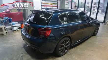 BMW 1시리즈 프론트립 리얼카본랩핑 & 실내랩핑 김포 이가랩 에서 [김포랩핑][실내랩핑][포인트랩핑][김포랩핑샵][생활PPF] / 경기 김포 통진