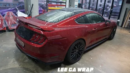 머스탱 GT 스포일러 & 실내랩핑 3M리얼카본 / 김포, 파주, 인천