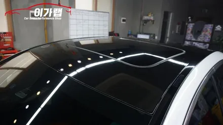 벤츠 C클래스 C220 전체랩핑! 3M2080화이트골드스파클! 김포이가랩에서~[김포랩핑][인천랩핑][일산랩핑][전체카스킨][전체래핑] / 경기 김포 통진