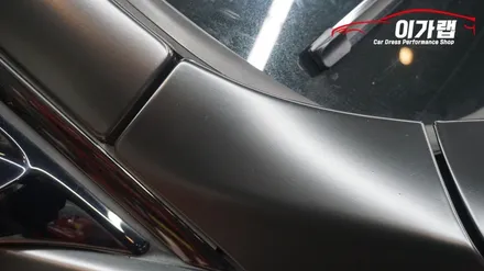 BMW 428i 화이트에서 에이버리 사틴블랙 전체랩핑으로 새차 탄생!!김포이가랩에서~[김포랩핑][인천랩핑][일산랩핑][래핑] / 경기 김포 통진