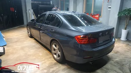 BMW320D 우드트림의 변화 실내랩핑!! 3M 1080 매트릭스블랙 !! 김포이가랩에서!!! / 경기 김포 통진