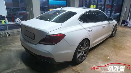제네시스 G70  3M1080 사틴 플립 고스트펄 앞범퍼 재시공 깔끔하게 김포이가랩에서!!!!!!! / 경기 김포 통진