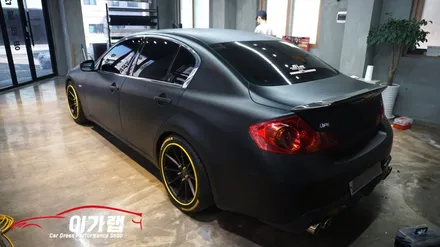 인피니티 G37S 테일램프 라이트필름 퍼플그레이 시공! 김포이가랩에서~!!! / 경기 김포 통진