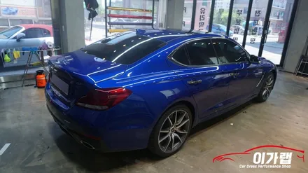 제네시스 G70 신차출고하자마자 루프스킨!! 꼼꼼하게 시공완료! 이가랩에서 !!!![김포랩핑][인천랩핑][일산랩핑] / 경기 김포 통진