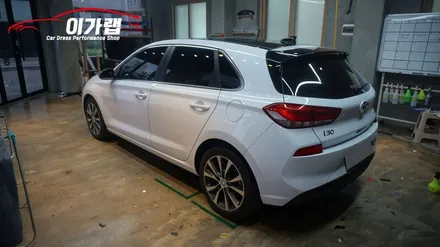 현대 i30 포인트랩핑!본넷 사틴 어반정글 카멜레온 & 블랙유광 포인트! 나만의스타일로 변신! 김포이가랩에서~[김포랩핑][일산랩핑][인천랩핑][파주랩핑][김포카스킨] / 경기 김포 통진