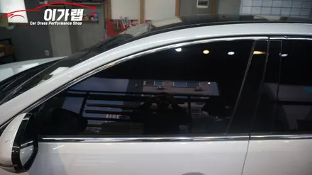 기아 더뉴K7 창문크롬몰딩 블랙유광으로! 크롬가리기! 김포 이가랩 에서~[김포랩핑][크롬가리기][크롬없애기][창문크롬없애기][포인트랩핑] / 경기 김포 통진
