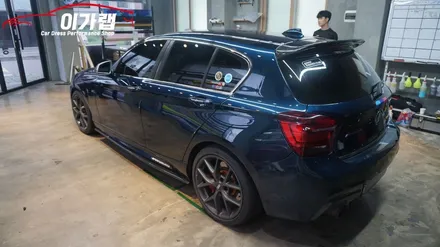 BMW 1시리즈 프론트립 리얼카본랩핑 & 실내랩핑 김포 이가랩 에서 [김포랩핑][실내랩핑][포인트랩핑][김포랩핑샵][생활PPF] / 경기 김포 통진