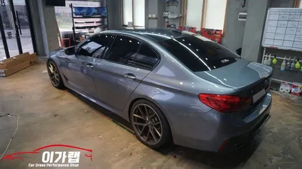 BMW 5시리즈 G30 전체랩핑! 3M2080 화이트골드스파클 ! 김포 이가랩 에서 [김포랩핑][인천랩핑][강서랩핑][김포랩핑샵][PPF] / 경기 김포 통진