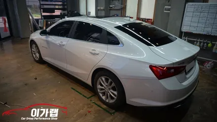 쉐보레 올뉴 말리부 윈도우크롬없애기 크롬가리기! 김포 이가랩 에서 [김포랩핑][포인트랩핑][전체랩핑][부분랩핑][크롬딜리트] / 경기 김포 통진