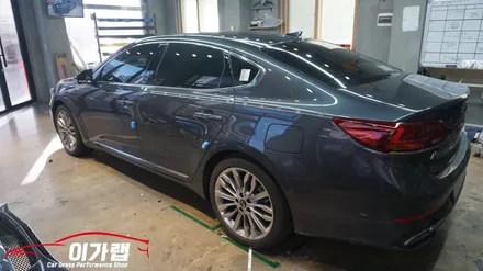 기아 K7 프리미어 실내랩핑! 3M2080 블랙브러쉬로! 김포 이가랩 에서 [실내랩핑][김포랩핑][포인트랩핑][PPF][파주랩핑] / 경기 김포 통진