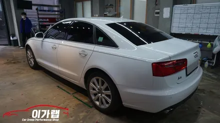 아우디 A6 실내 우드에서 3M2080카본으로 탈바꿈! / 경기 김포 통진