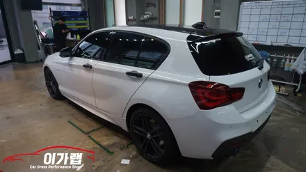 BMW 118D 쉐도우에디션 전체랩핑 나르도그레이 락그레이! / 김포, 파주, 인천