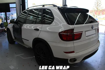 BMW X5 전체랩핑 제거후 고광택 유광블랙으로 깔끔하게 ! 순정도장느낌 / 김포, 파주, 인천